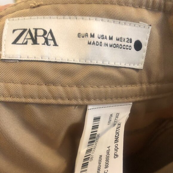 NWT Zara Tan Maxi Skirt with Button Detail - Picture 3 of 3